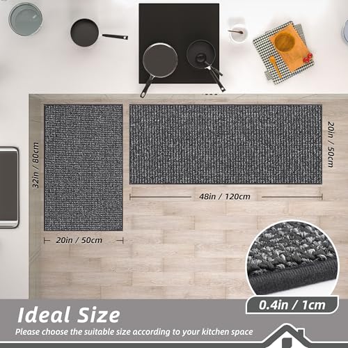 Kitchen Rugs and Mats 2PCS Non