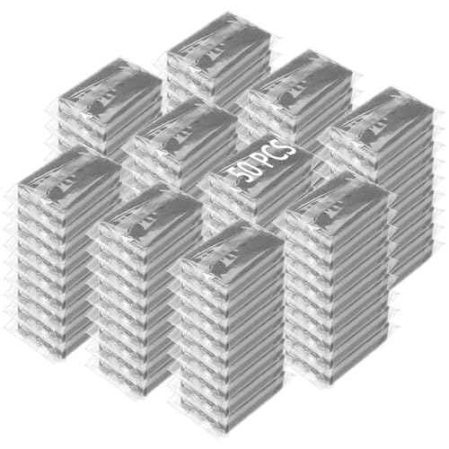 50 Pcs Individually Wrapped Sponges for Airbnb Apartment Gray (50 Count)