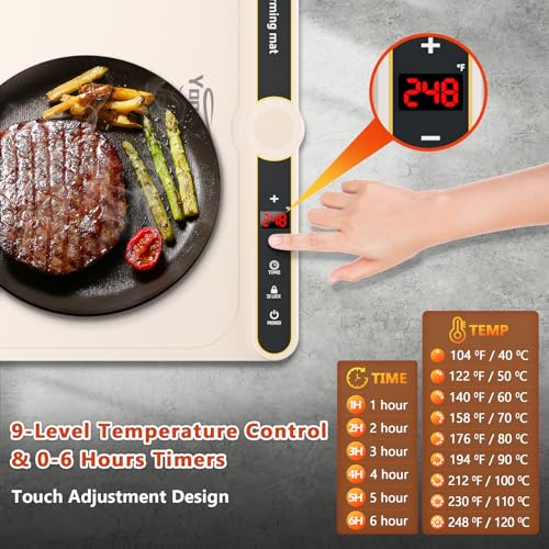 Warming Mat for Food Extra Large