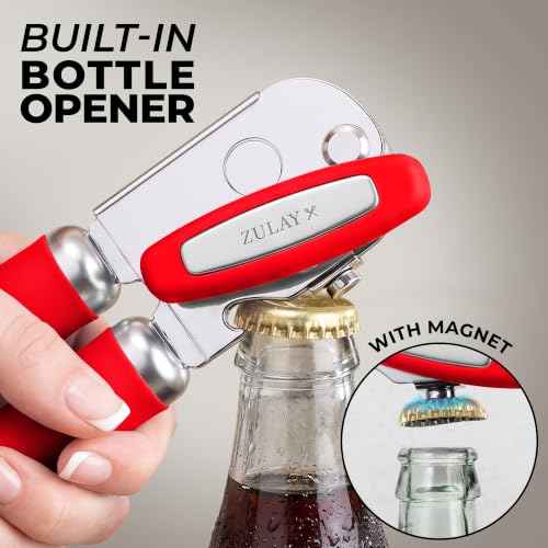 Stainless Steel Swing Open Manual Can Opener Comfortable Grip