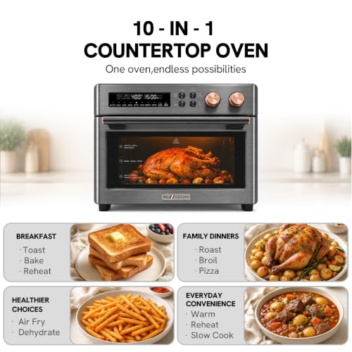 Infrared Heating 26.3 QT Air Fryer Toaster Oven