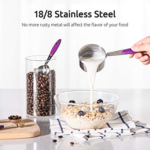 10 Piece Measuring Cups and Spoons Set in 18
