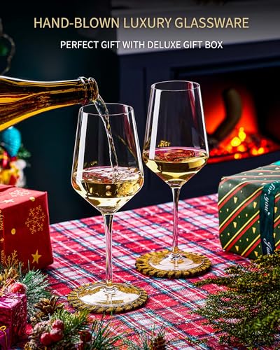 17 oz Lead Free Wine Glasses Set of 6 (6 Count)
