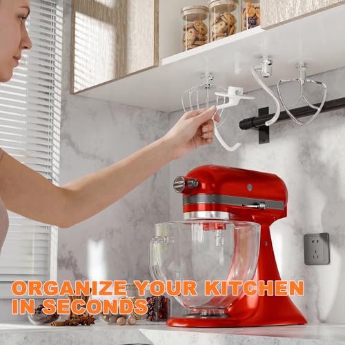 4 Pack Stand Mixer Attachment Holders for Kitchenaid Mixer Accessories