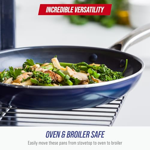 10 Piece Ceramic Nonstick Cookware Pots & Pans Set
