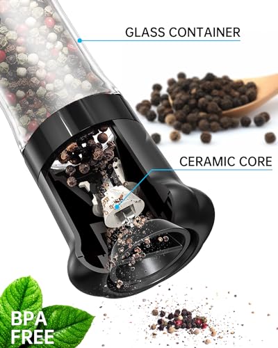 Premium Manual Salt and Pepper Grinder Set