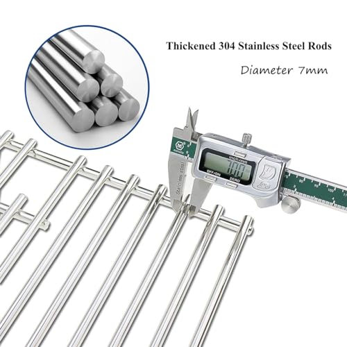 Stainless Steel Solid Rod Grill Cooking Grates for Nexgrill