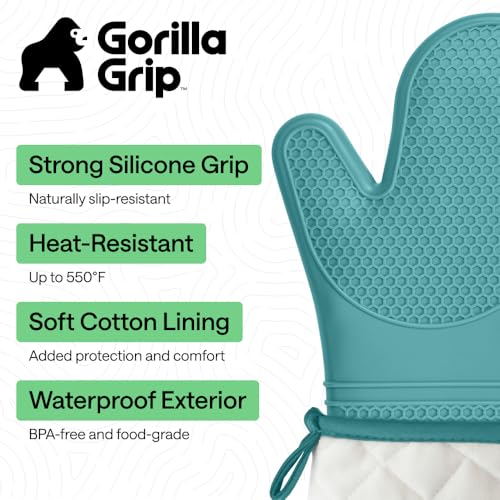 Silicone Oven Mitts (2 Count)