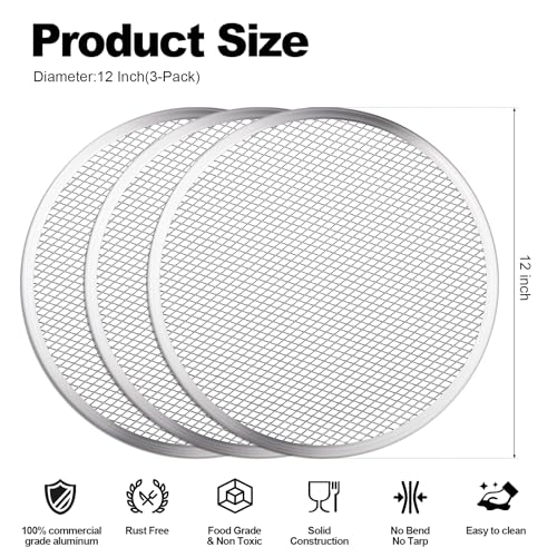 3 Pack Pizza Screen