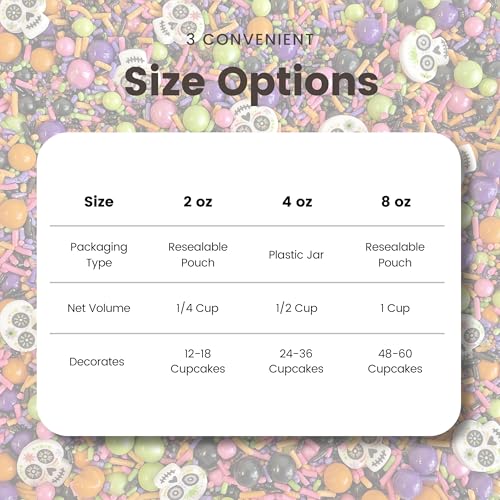 Dia De Los Muertos Sprinkle Mix (2 Ounce)