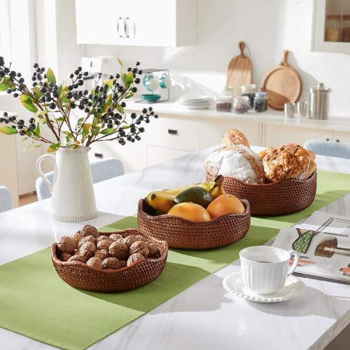 Rattan Bread Basket (2 Count)