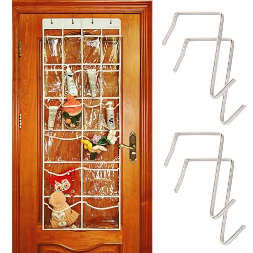 Over The Door Organizer 18 Large Mesh Shoe Storage Pockets（PVC）