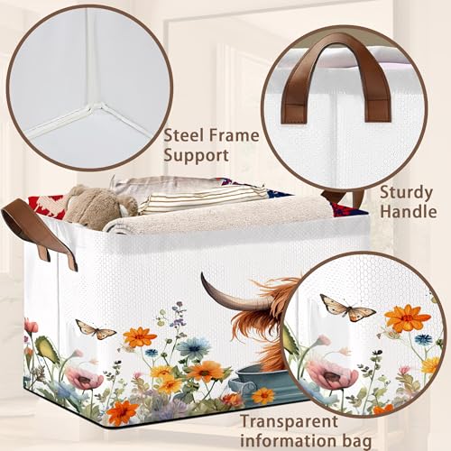 Farm Animal Storage Basket Large 17x11.5x10.5 Inche