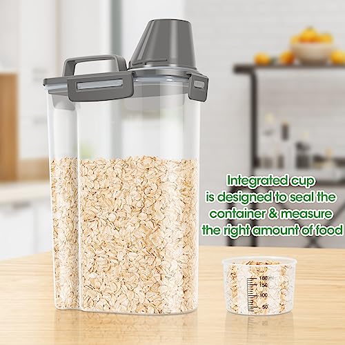 Rice Container Cereal Storage Container 2 Pack 5 Lbs (2 Count)