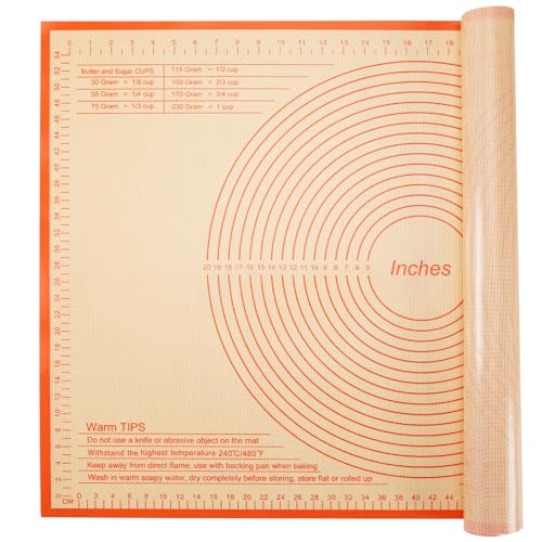 Silicone Pastry Mat 34x26 Inch Nonstick Baking Mat