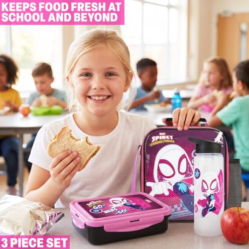 Ghost Spider Girls Lunch Box 3Pc Set (3 Count)