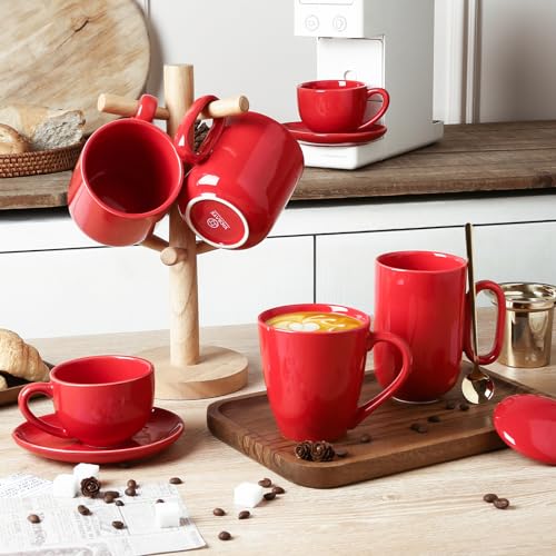 Ceramic Coffee Mug Set (4 Count)