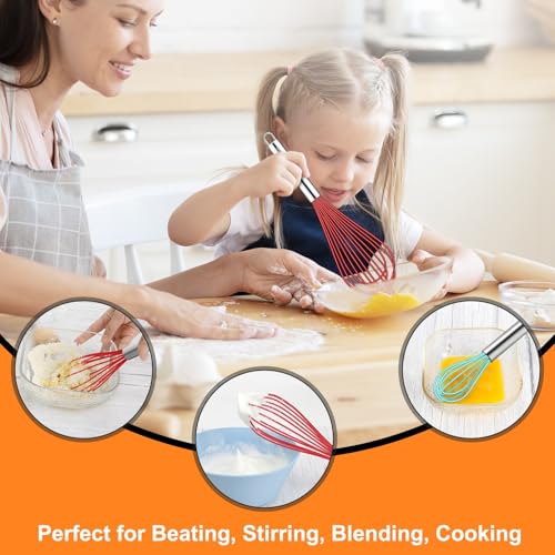 4 Pieces Silicone Whisks Set