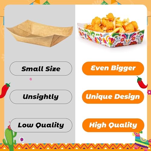 Mexican Taco Nights Food Trays (60 Count)