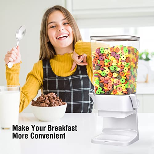 Cereal Dispenser Countertop Large Cereal Containers Storage Dispenser For Pantry Dry Food Dispenser Countertop Candy Dispenser Machine Rice Dispenser For Snack