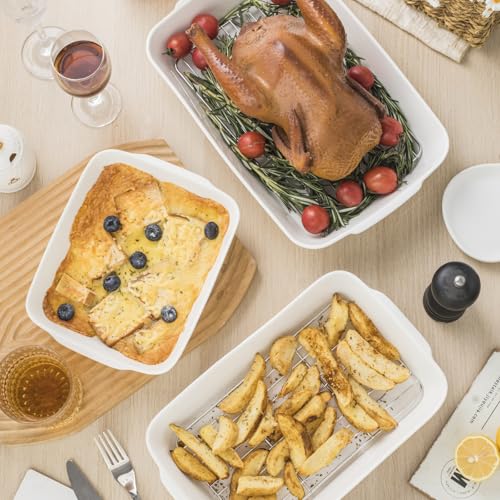 HOMBENE 3.3 QT Ceramic Baking Dish