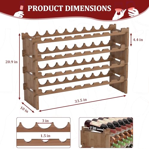 Wine Rack Freestanding Floor