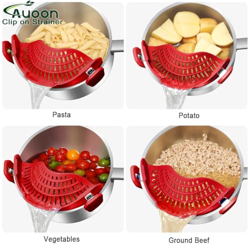Pot Strainer Clip on Silicone