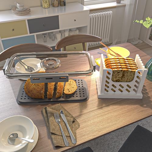 Bread Box with Slicer