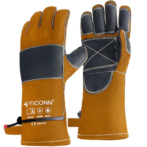 16" Leather Welding Gloves for Men