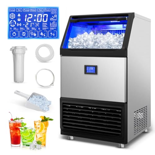 450 lbs High Output Commercial Ice Maker Undercounter Built (162 Count)