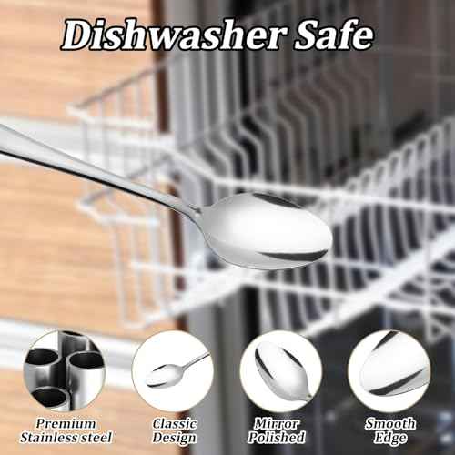 Windsor 96 Piece Set Stainless Steel Teaspoons (96 Count)