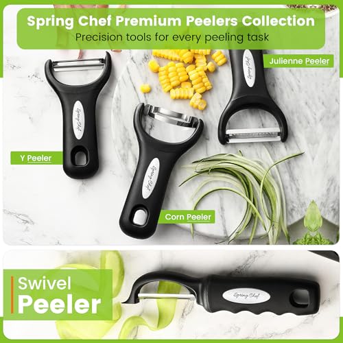 Swivel Potato Peeler & Julienne Vegetable Peeler w (2 Count)