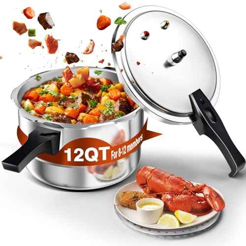 12 Qt Aluminum Pressure Cooker