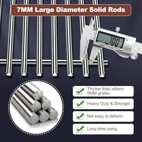 Genesis 300 Grill Parts Stainless Steel Grill Grates 7620 Porcelain Flavorizer Bars for Weber Genesis E310 E320 E330 S330 EP