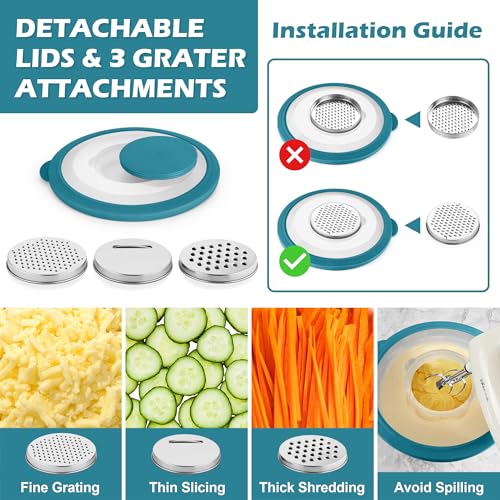 Mixing Bowls 3PCS Stainless Steel Serving Salad Bowls (3 Count)