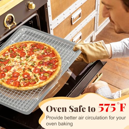2 PCS Grid Wire Baking Cooling Racks