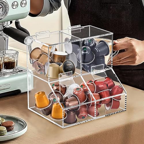 8611 Clear Countertop Storage for Coffee Capsules