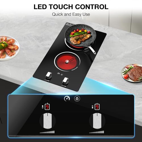2 Burner Electric Cooktop