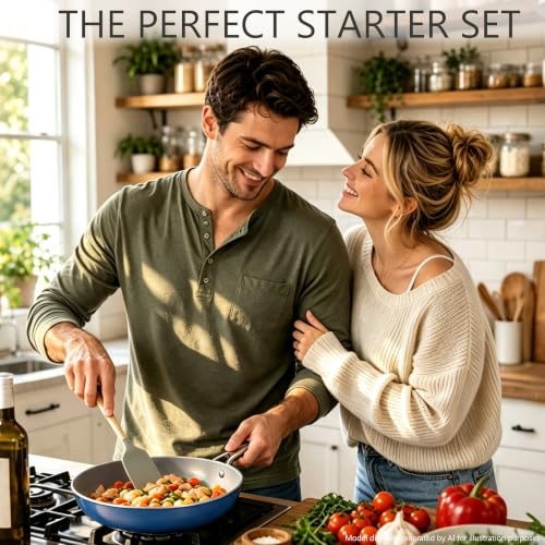 7 Piece Ceramic Cookware Set