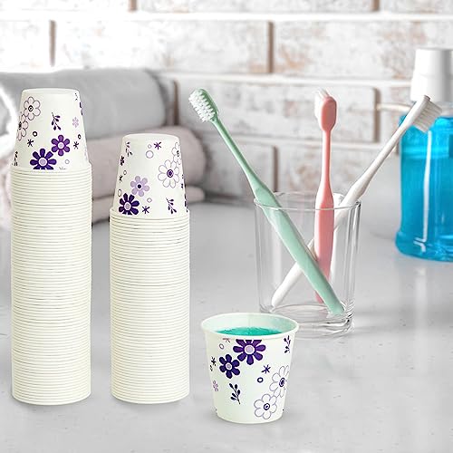 600 Pack Paper Cups 3oz Disposable Bathroom Cups Mouthwash Cups (600 Count)