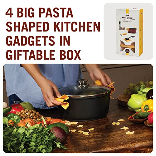 Pasta Grande Fun Pasta Shaped Silicone Kitchen Tools in a Gift Box