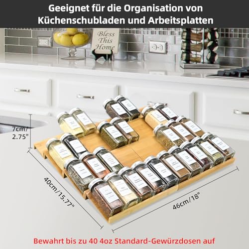 Spice Drawer Organzier
