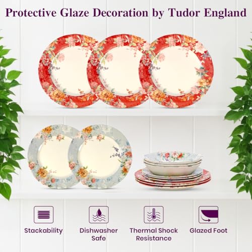 12 Piece Porcelain Dinnerware Set for 4
