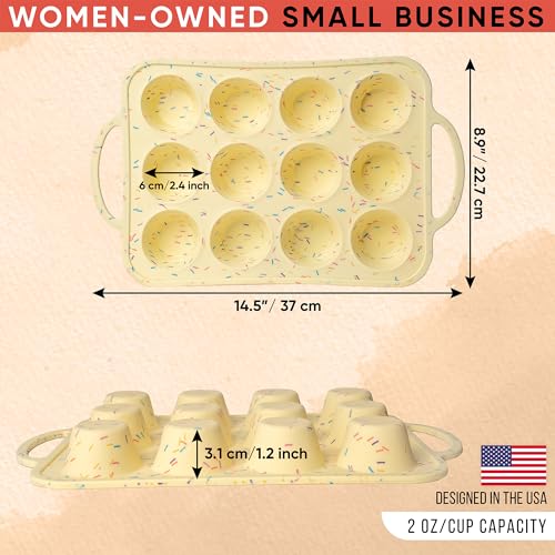 Silicone Mini Muffin Pan 12 Count