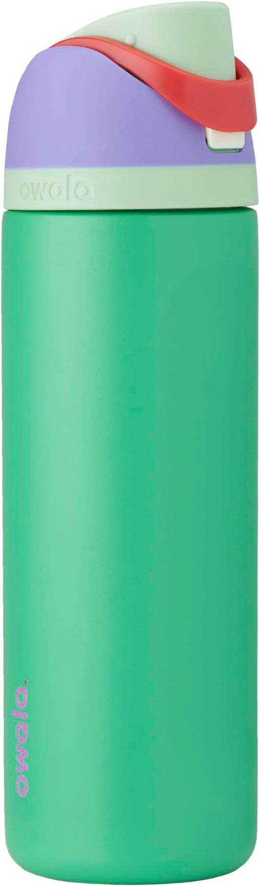 Owala Disney Princess FreeSip Insulated Stainless Steel Water Bottle with Straw for Sports and Travel, BPA-Free Sports Water Bottle, 24 oz, Ariel