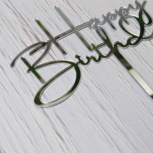 Happy Birthday Cake Topper for Birthday Party Decorations