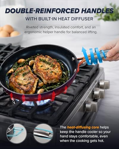 Essential Series 5PC Ceramic Cookware Set PFAS