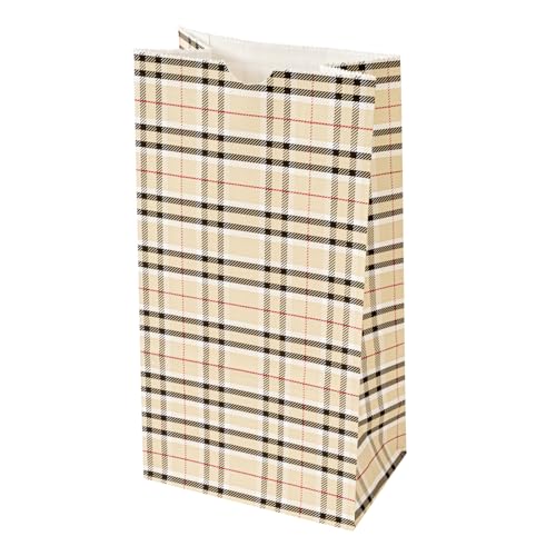 Paper Plaid Bag (100 Count)