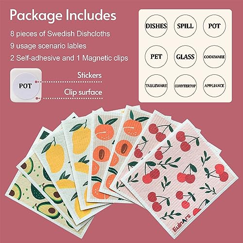 Swedish Dishcloths for Kitchen (8 Count)
