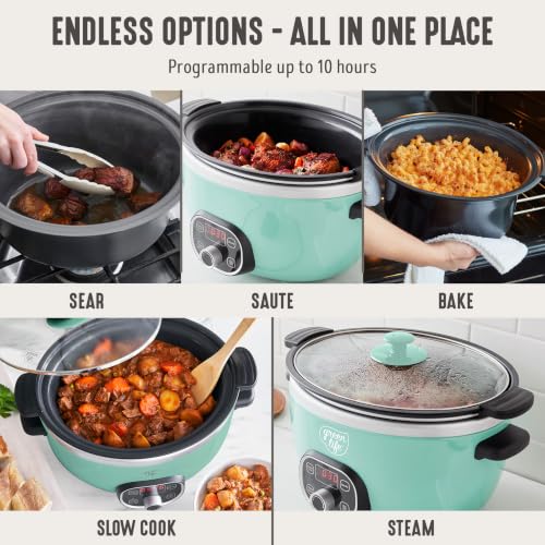 6QT Ceramic Nonstick Slow Cooker